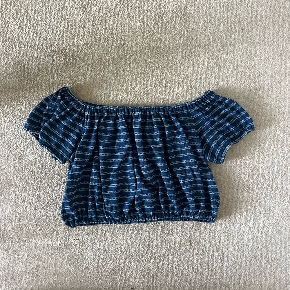 Off The Shoulder Crop Top LAST CHANCE